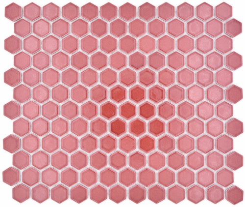 Mosaico ceramica bordeaux - mosaico, in