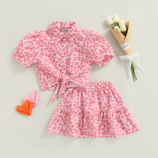 Abito gonna leopardata bambina