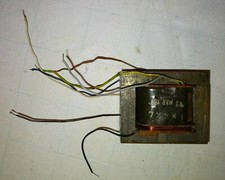 Trasformatore lamellare 10W - Primario 0-110-125-160-220V - Sec 15V - VINTAGE