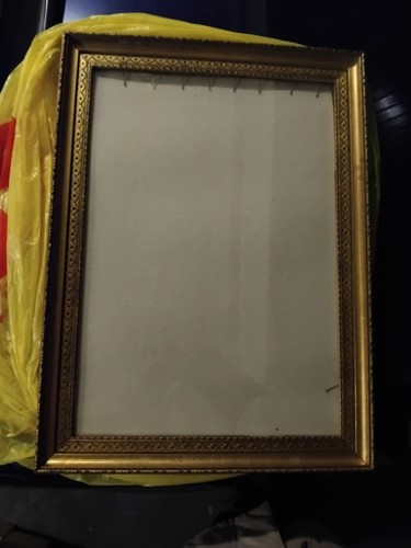 Cornice legno dorata vintage - ,