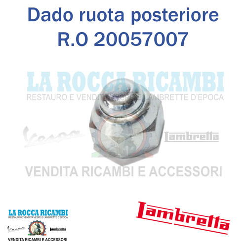 Dado ruota posteriore - ruota,