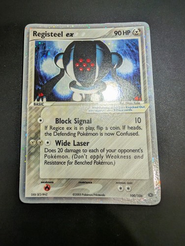 Pokemon card registeel - pokemon, ex