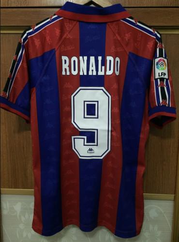 Retro ronaldo barcelona - ronaldo#9, fc