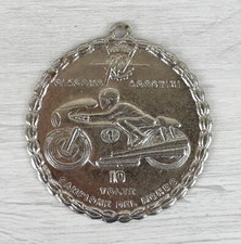 GIACOMO AGOSTINI 10 VOLTE CAMPIONE DEL MONDO - MEDAGLIA - DIAMETRO= 5,5 CM