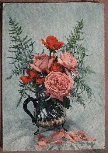 Cartolina tematica fiori - cartolina,