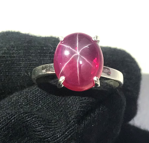 Anello donna rubino - , stella
