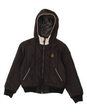 REFRIGIWEAR Giacca a vento bomber con cappuccio Cruz bambina 7-8 anni nero AH10