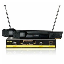 Microfono dual channel wireless microfono WM-06V professionale senza fili