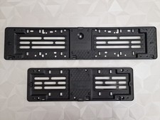 Kit Porta Targa Universale ANTERIORE + POSTERIORE Genart In ABS