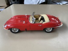 Modellino Auto  BURAGO  1/18 Metallo , Anni 70, JAGUAR TYPE E 1961