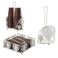 SET DA CUCINA IN METALLO STILE