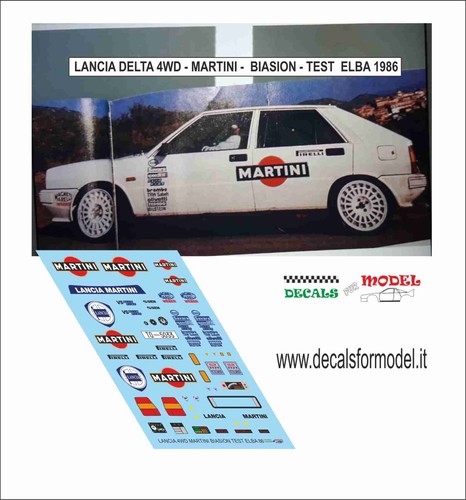 Decals lancia delta 4wd - delta,