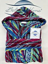 Accappatoio Spugna Con Cappuccio Botticelli Home In Fantasia Missoni Multicolor