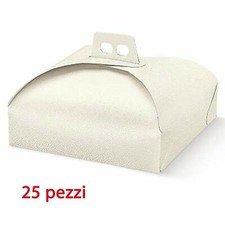 25 Scatole Porta Torta 33x33 cm Trasporto Paste Dolci Alimenti Confezione Regalo