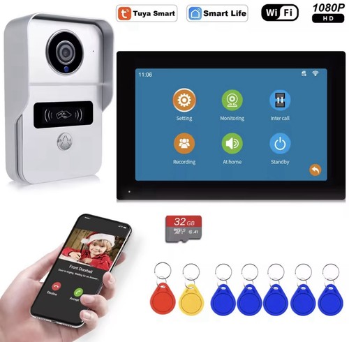 Videocitofono wifi 1080p con - videocitofono,
