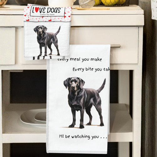 Asciugamano tè regalo cane - regalo,