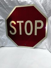 Autentico Vintage STOP SIGN