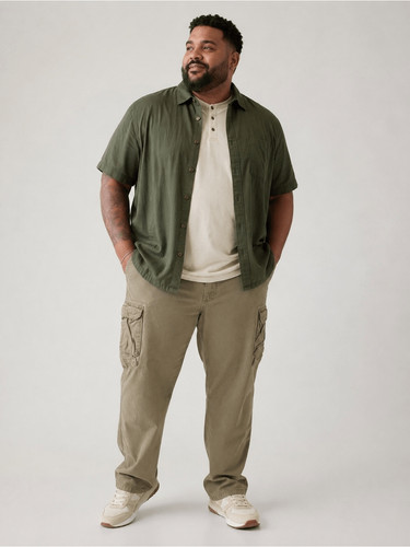 Pantalone cargo wrangler tinta - pantalone,
