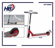 x Monopattino 2 Ruote Divertimento Adulti Ragazzi N-01 Rosso dfh