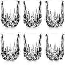 RCR Opera Set di 6 Bicchieri liquore  / amaro cl 6 in cristallo stampato