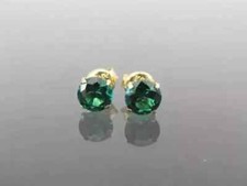 Orecchini a perno solitario