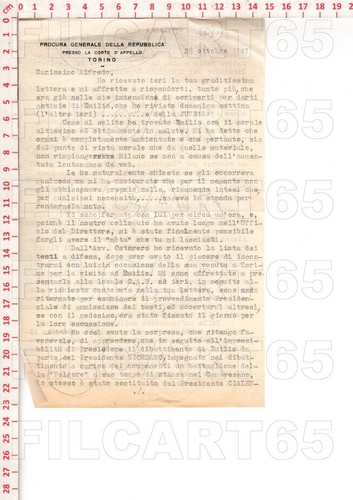 E7850 documento storico 1947 - e7850,