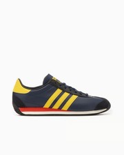 Adidas Scarpe Uomo Originals Country OG, Tempo libero - (Indigo/Yellow/Bright Re