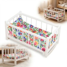 Culla bianca in legno per