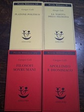 LOTTO 4 LIBRI DI FILOSOFIA DI