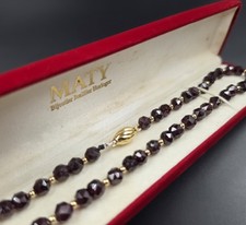 Collana antica granati - collana,