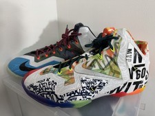 Nike Lebron XI Premium What The Lebron Air Zoom 650884-400 taglia 13
