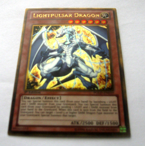 Carta yugioh drago pulsar - pulsar, luce