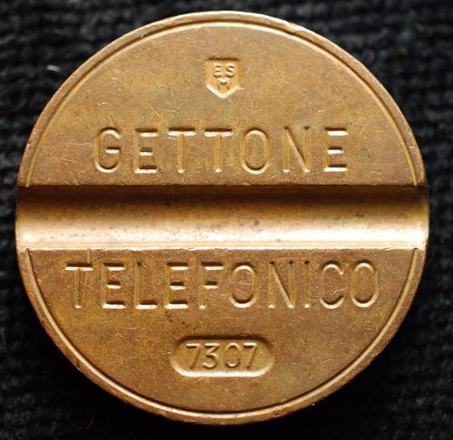 Gettone telefonico esm 7307 - gettone,