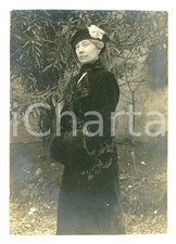 1928 SCHIO (?) Maria Teresa BOTTENE Ritratto con manicotto in pelliccia - Foto