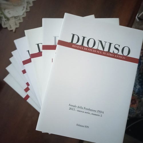 Rivista dioniso annuale - rivista, "dioniso"