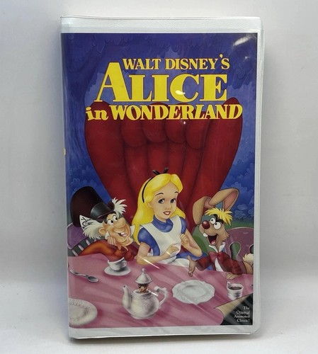 Alice wonderland vhs disney - alice,