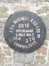 Rare 2012 Springbank Barrel