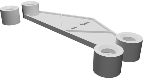 Supporto parete vesa 200mm - supporto, m8
