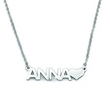 COLLANA CON NOME IN ACCIAIO INOSSIDABILE ANALLERGICO BIGIOTTERIA TANTI NOMI MODA