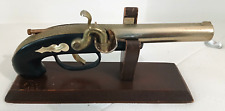 Antico Accendino a Benzina da Collezione Pistola Flintlock Vintage