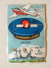 cartolina con rotelle Calendrier De La Classe Carte Postale Aviazione