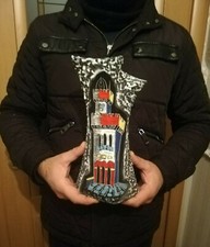 Vaso ceramica effetto lava