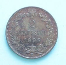 UMBERTO I 2 CENTESIMI 1896