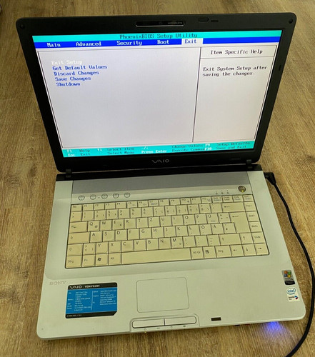 Notebook sony vaio - sony,