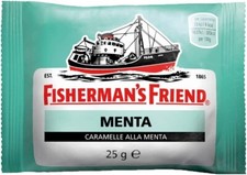 Caramelle FISHERMAN'S Gusto Menta 24 x 25 grammi.