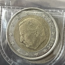 BELGIO Rara Moneta da € 2  euro Commemorativa del 2000
