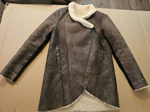 Giacca pelle shearling helmut - giacca,