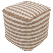 Modern rustic jute - modern, pouf