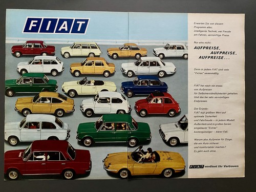 Fiat modellino paletta 124 - 124, 500