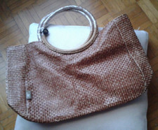 BORSA BOHO RAFIA E TESSUTO AB